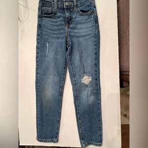 CAT & JACK GIRLS DISTRESSED JEANS
